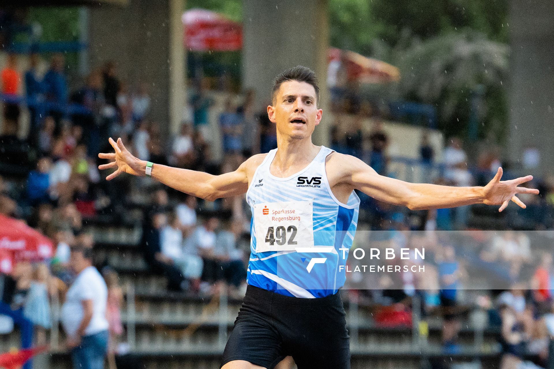 Raphael Pallitsch (SVS Leichtathletik) am 03.06.2022 waehrend der Sparkassen Gala in Regensburg